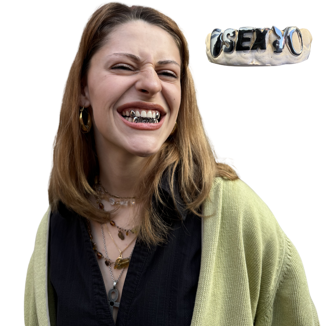 GRILLZ "SEX" + LOGO "PLAYBOY" + GRILLZ PLEIN + GRILLZ OPEN FACE