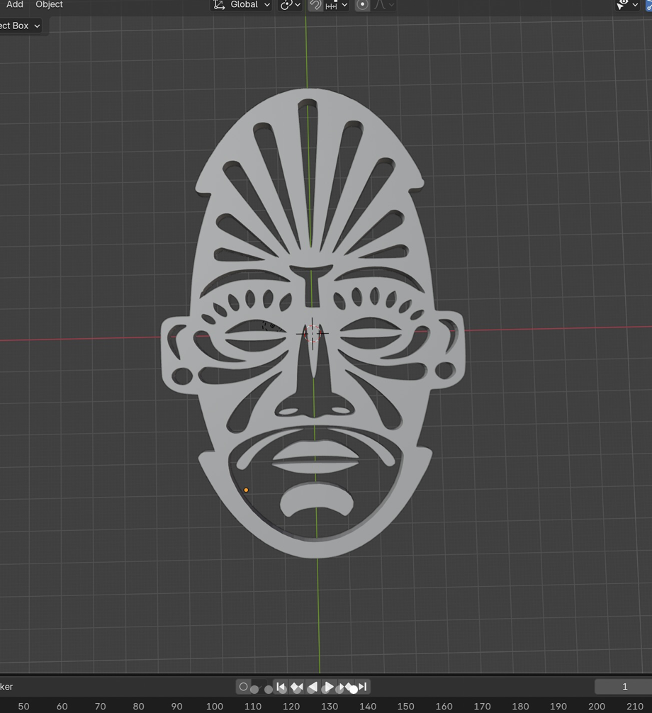 GRILLZ AFRICAN MASK