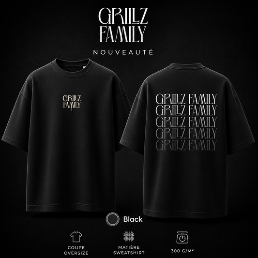 TEE SHIRT OVERSIZE GRILLZFAMILY