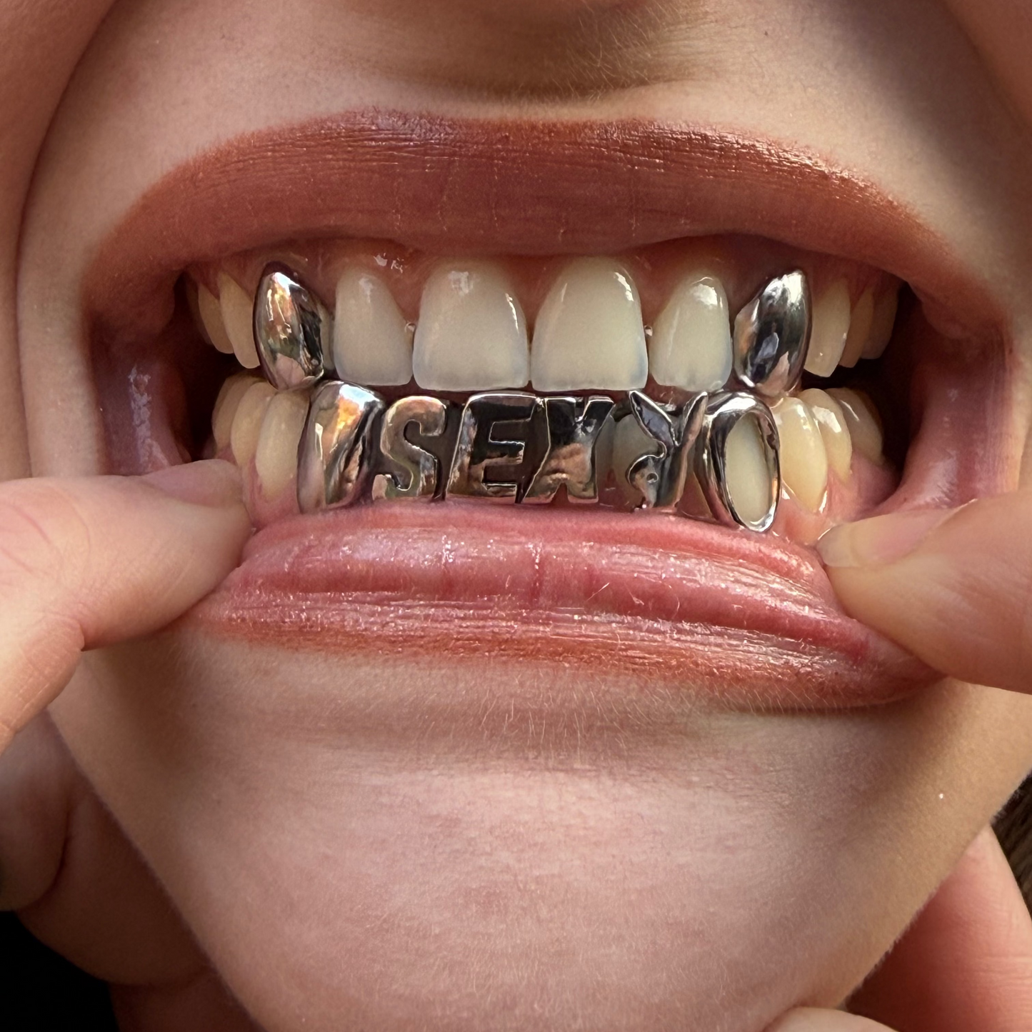 GRILLZ "SEX" + LOGO "PLAYBOY" + GRILLZ PLEIN + GRILLZ OPEN FACE